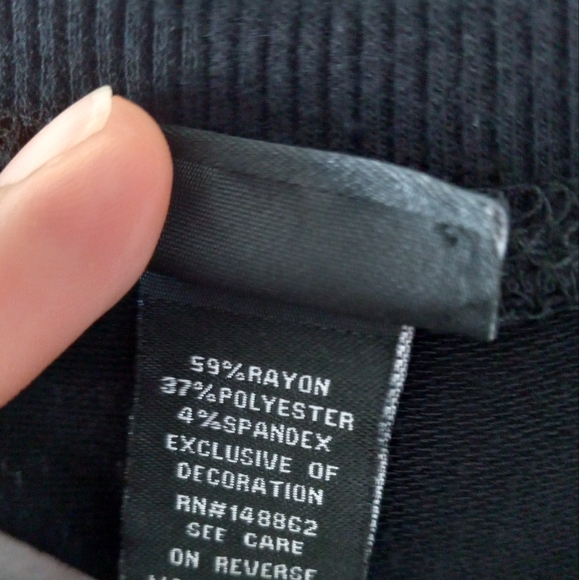 Torrid 4X Rocker Back Slash Black Sweatshirt - Picture 7 of 16